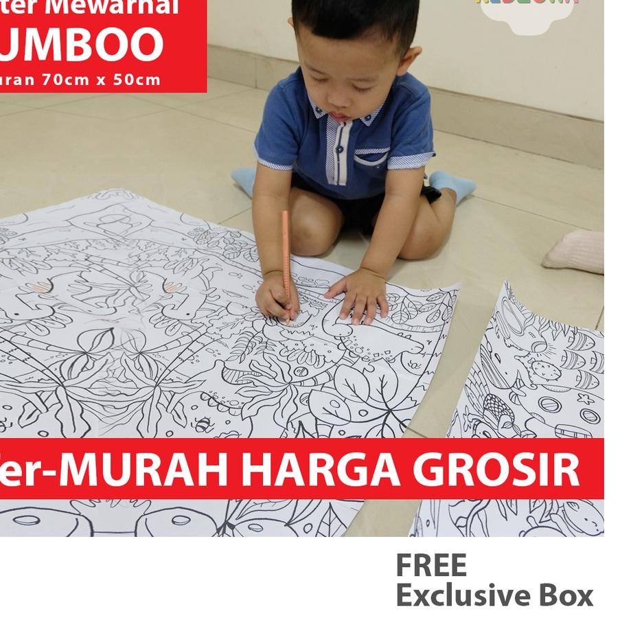 

FIF864 Kertas Mewarnai Jumbo Souvenir Ulang Tahun Anak Giant Paper Sheet Poster Coloring Jumbo Edukasi Anak Perempuan dan Laki-laki |||