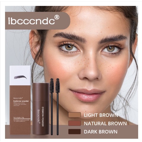 MAYCREATE | IBCCCNDC EYEBROW POWDER | Eyebrow Stamp Instan Hairline And Waterproof With 10 Model Cetakan