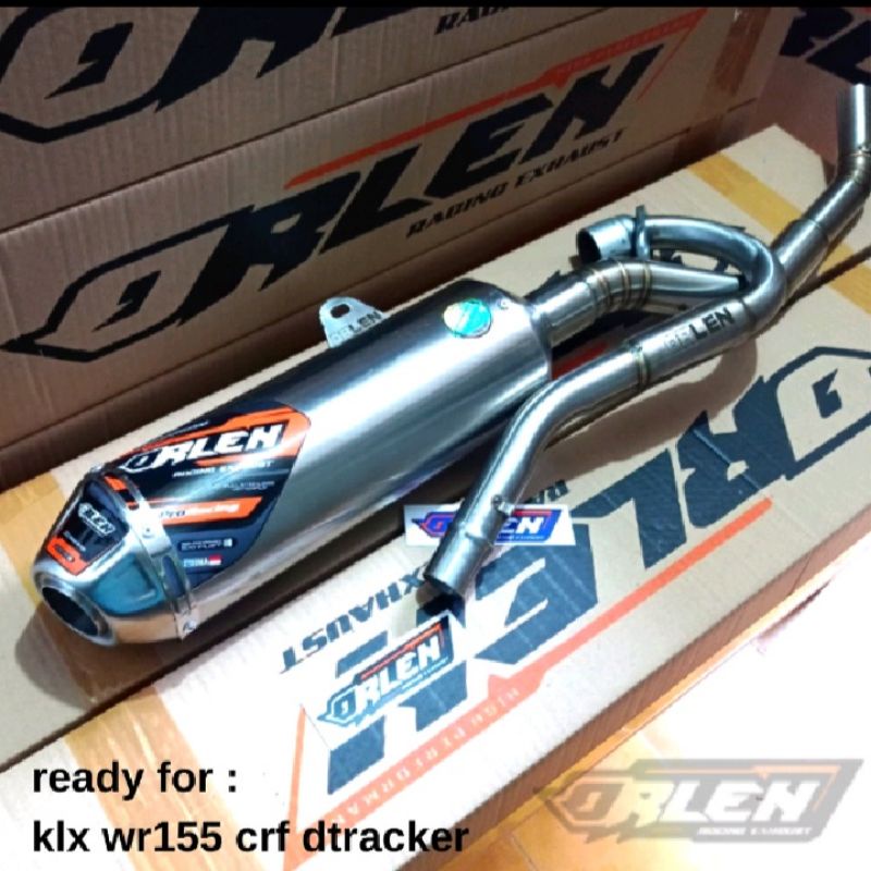 fullset Knalpot Racing KLX150 CRF150 WR155 ORLEN