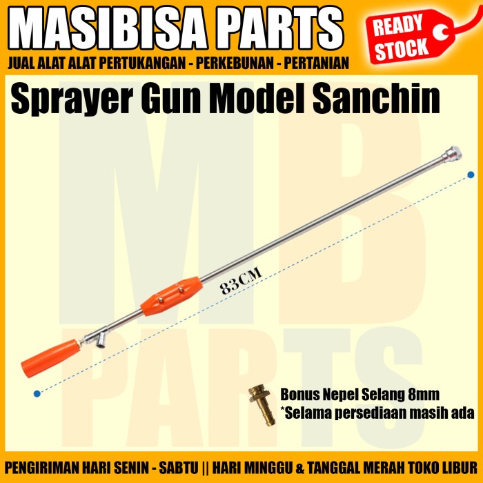 Penyiram Stik / Gun Sprayer Model Sanchin Panjang 85Cm