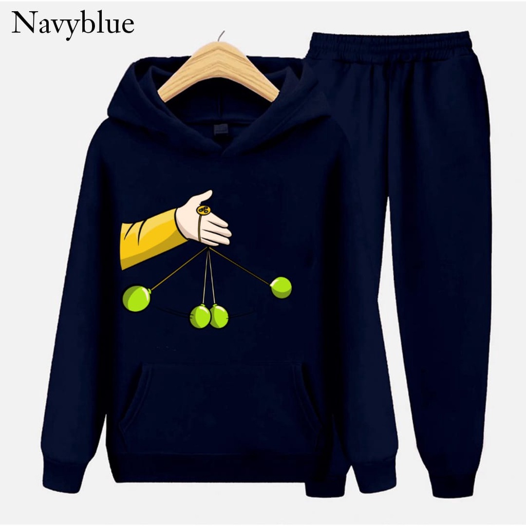 Hzl_outfit Setelan Sweater Hoodi Latto Latto Anak Anak/Setelan COD