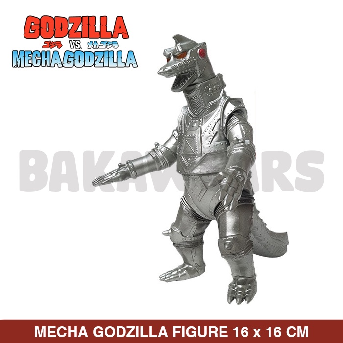 Figure Kaiju Klasik Mecha Godzilla 1974: Godzilla VS Mecha Godzilla Mainan Anak (bakawears)