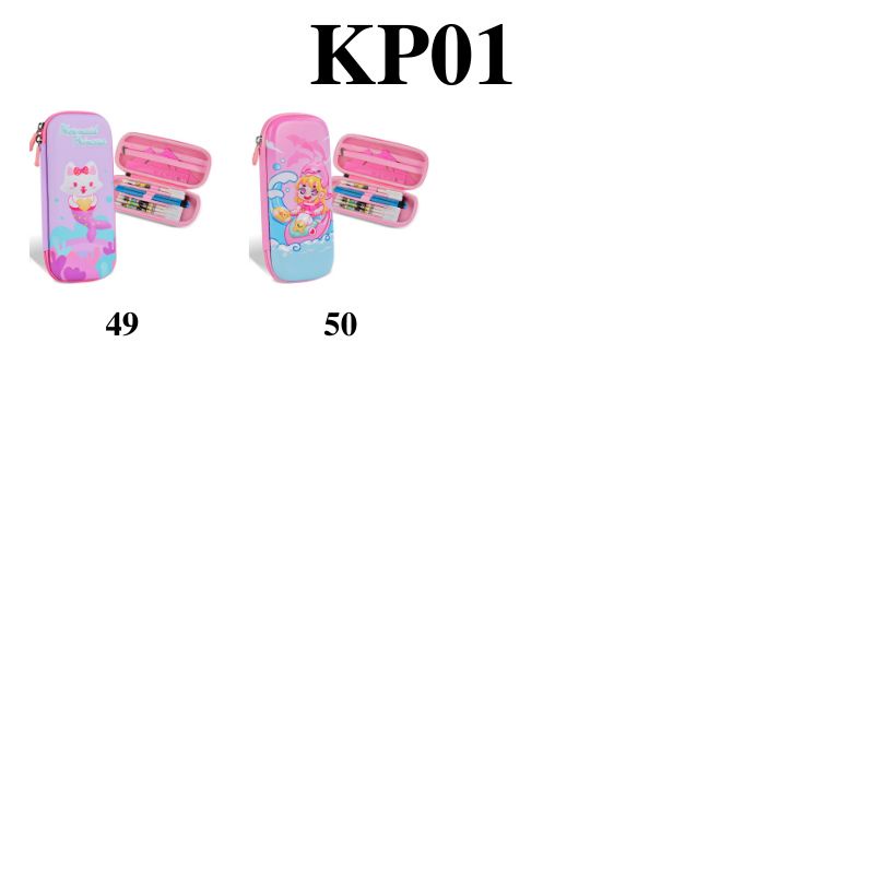 GOKIDO - KP101 TEMPAT PENSIL ANAK PEREMPUAN MURAH KOTAK PENSIL ANAK PEREMPUAN GAMBAR 3D ANAK KOTAK PENSIL ANAK ANAK