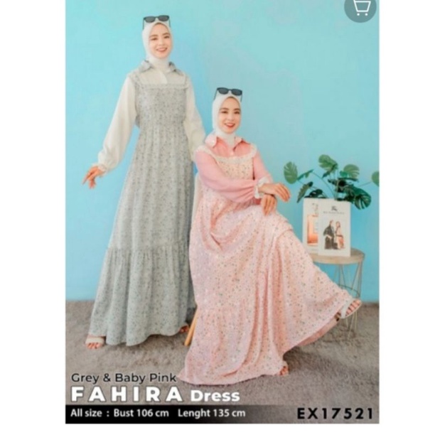 gamis bunga bunga kecil