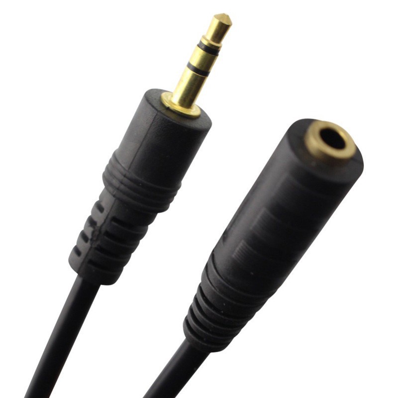 Kabel jack audio 3,5 mm Kabel jack audio Male to Famale gold