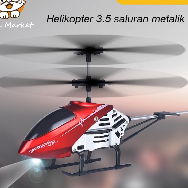 Stok terbaru  Helikopter RC 3.5CH Paduan Helikopter Mainan RC Helikopter Anak Laki-laki Mainan Helik