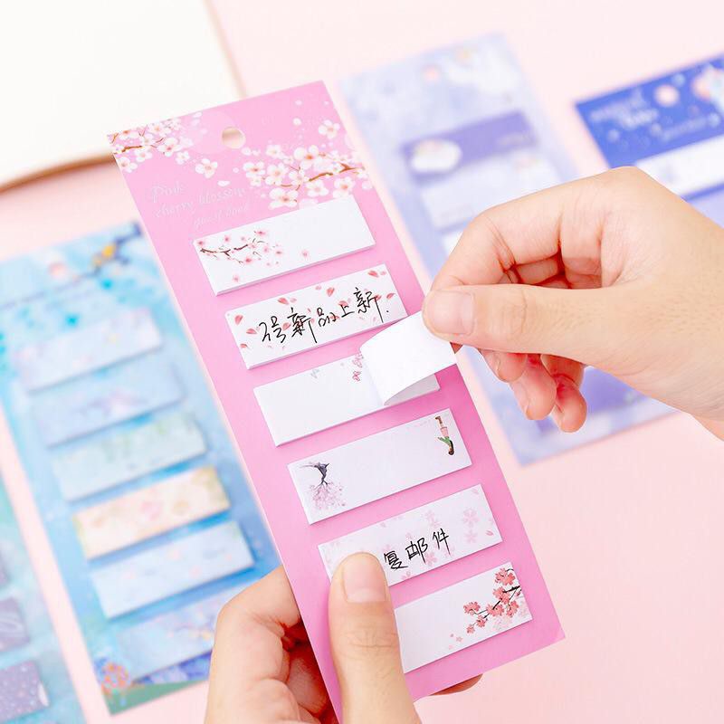 

Sticky Notes Motif Label Varian Warna Lucu✨