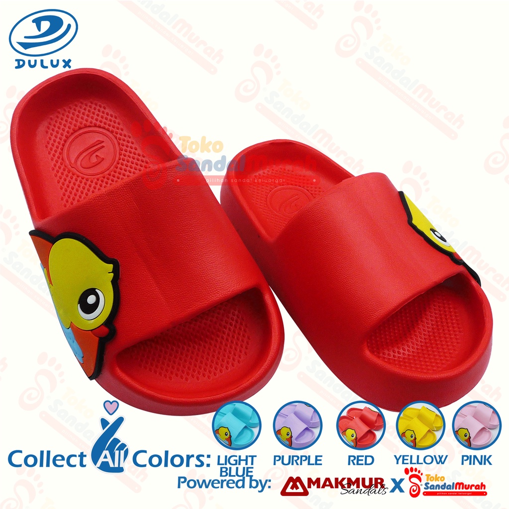 Toko Sendal Murah - Sandal Anak Motif Bebek Uk 24-29/ Sandal Slop Anak Perempuan/ Sandal Anak Perempuan Lucu / Sandal Anak Bermain / Sandal Anak Perempuan Nyaman / Sandal Anak Tali Belakang /  [Toko Sendal Murah Kids M 386 D DC]