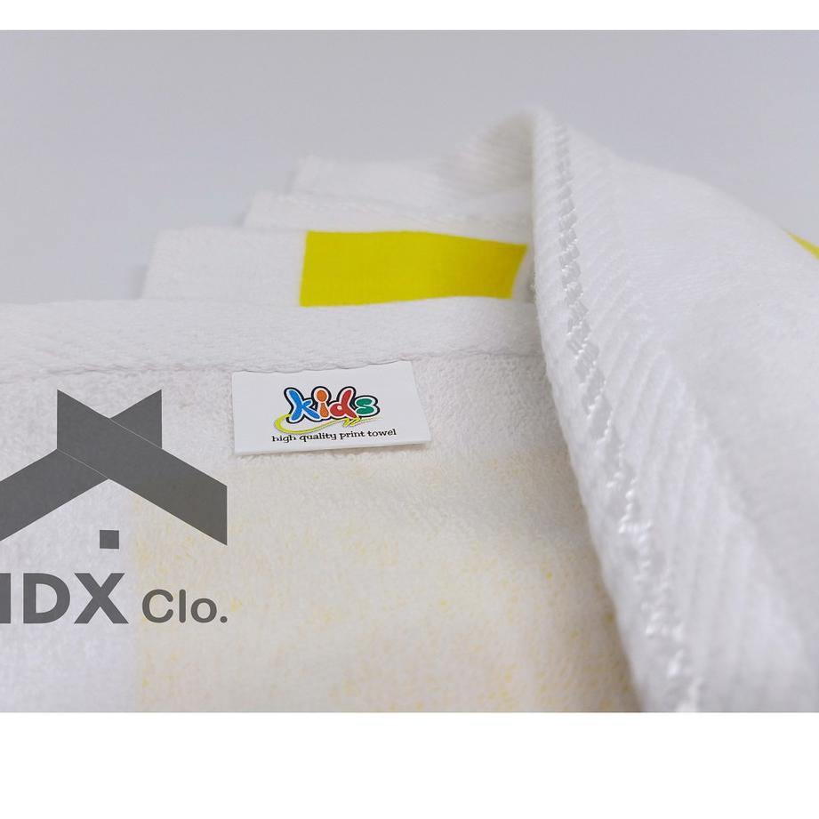 Depan Handuk Anak Terry Palmer Merah Putih Kids 60x120 cm / Handuk Mandi Bayi Lembut Antibacterial