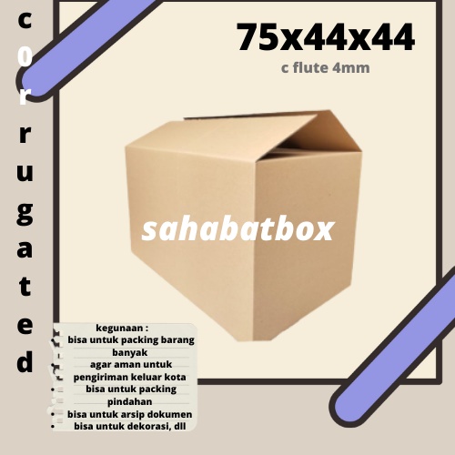 

(min order 5pcs)KARDUS/DUS/KARTON/DUS PINDAHAN/KARDUS BESAR 75x44x44 CM