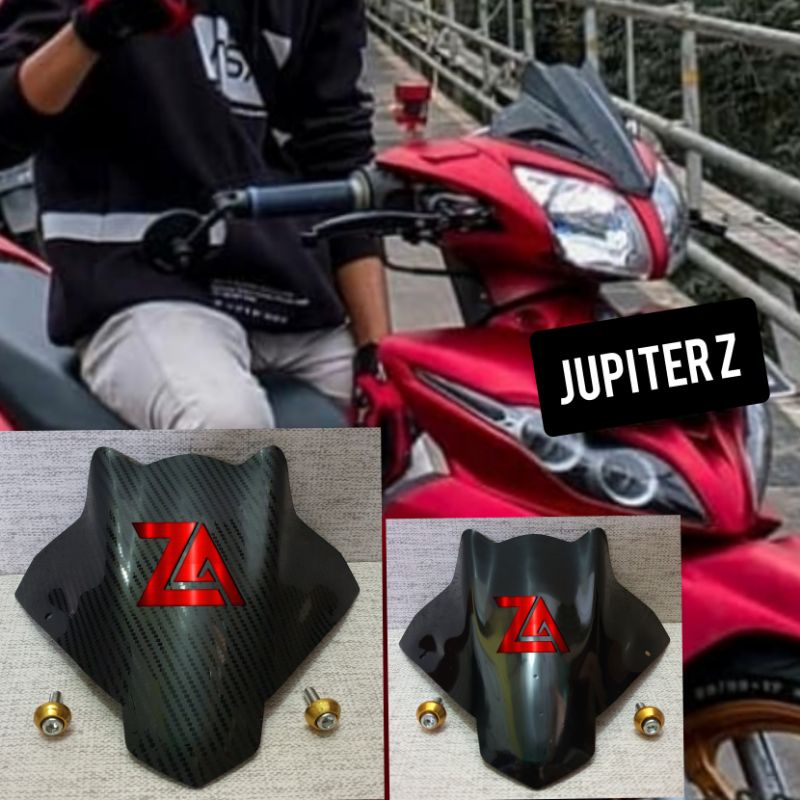 VISOR CARBON JUPITER Z MODEL BATMAN WINDSHIELD JUPITER Z