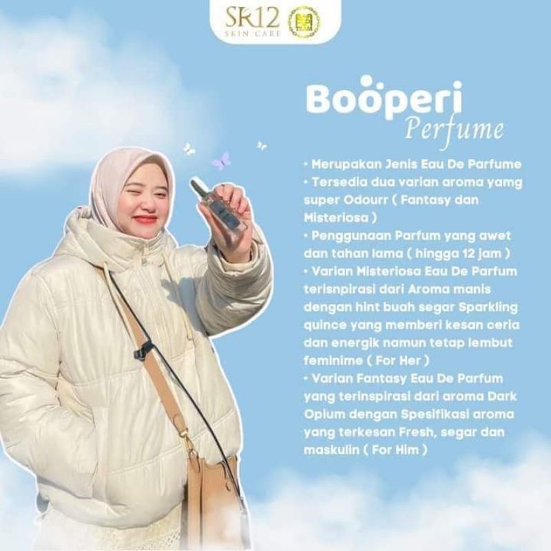 Booperi Parfum SR12 | Misteriosa Parfum Wanita | Fantasy Parfum Pria | Eau De Parfum | Parfum Tahan Lama | Parfum SR12 | Parfum Booperi | Parfum Badan | Booperi Perfume SR12 | Parfum | Wewangian | Parfume | SR12 Parfum | Pengharum Badan | Parfum BPOM