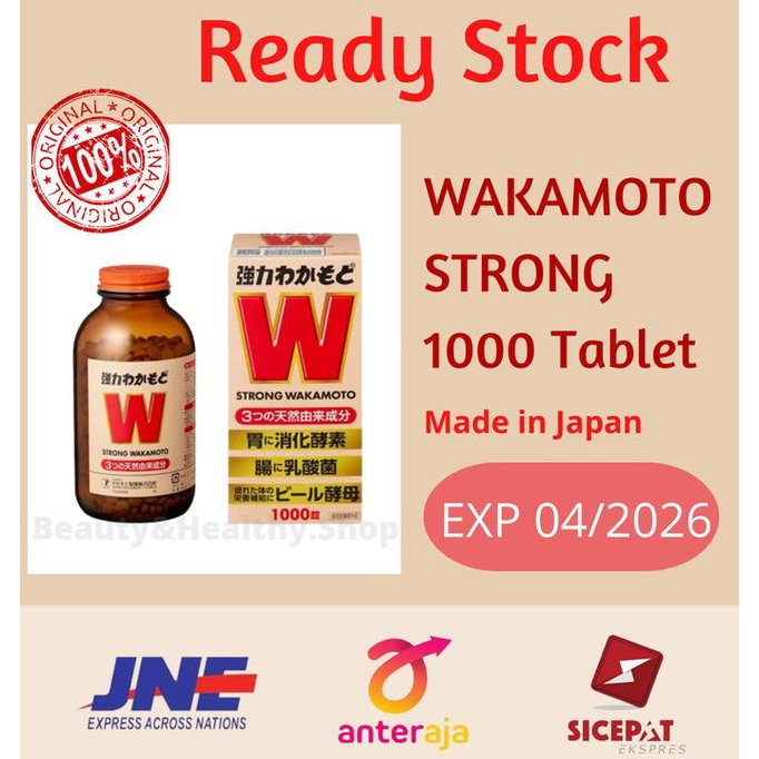 Strong Wakamoto 1000 tabs Original Japan