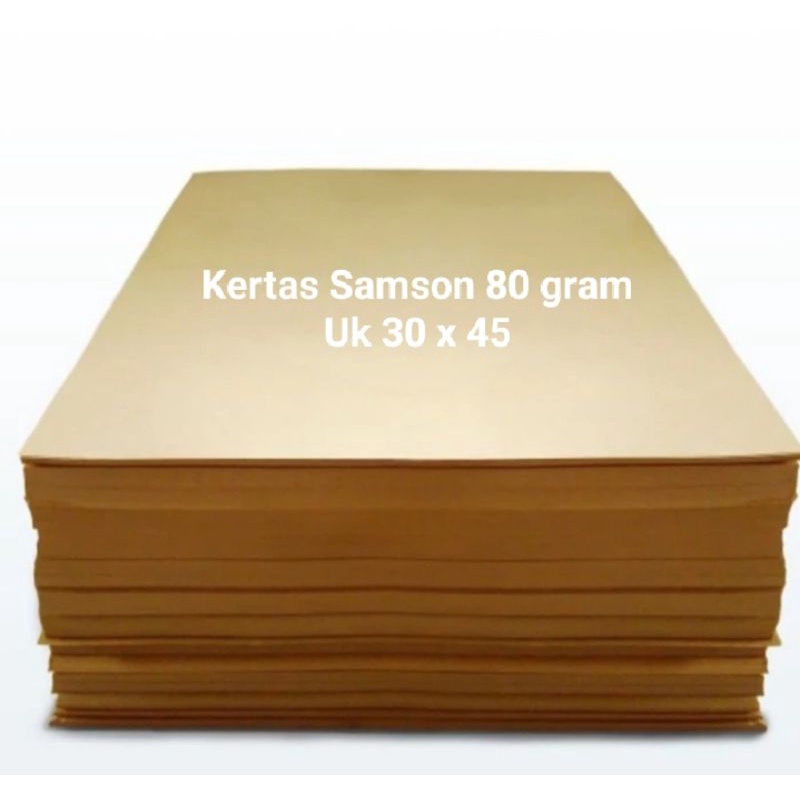 

kertas samson kraft 80 gram kertas pola 30 x 45 1 pack isi 80 lembar