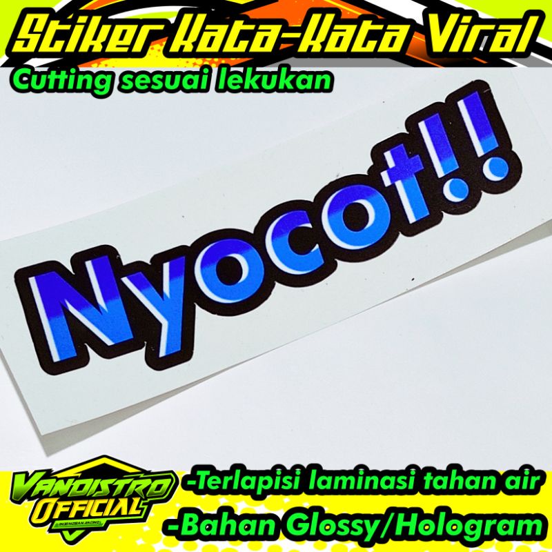 stiker nyocot!!