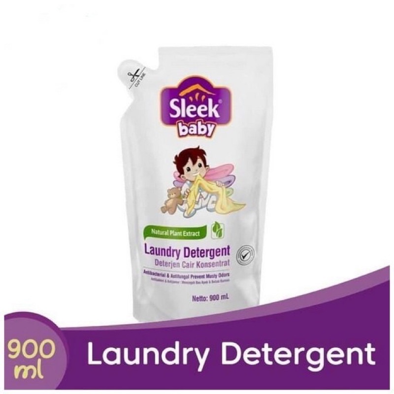 Jual Sleek Baby Laundry Detergent Refill 900ml Shopee Indonesia