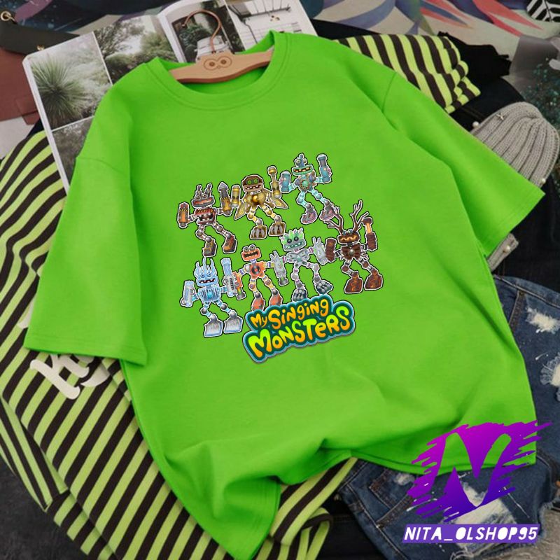 kaos anak baju anak mysinging monsters terbaru karakter