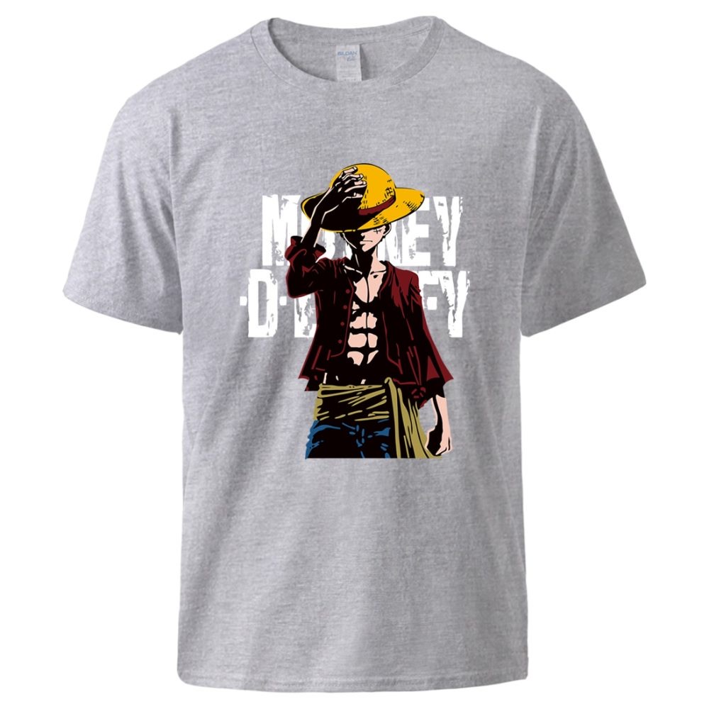 Kaos Katun Combed Luffy The Monkey Master II Kaos Distro II Kaos Lengan Pendek Luffy The Monkey Master ANIME II M-XL ( Pria &amp; Wanita )