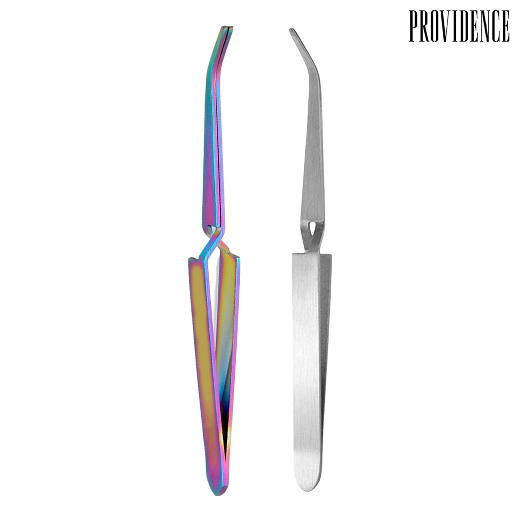 Providence Nail Art Sculpting Klip Non-deformable Tahan Korosi Cross-Desain Multi-Fungsi Stainless Steel Kuku Membentuk Kurva Pinset Alat Kuku