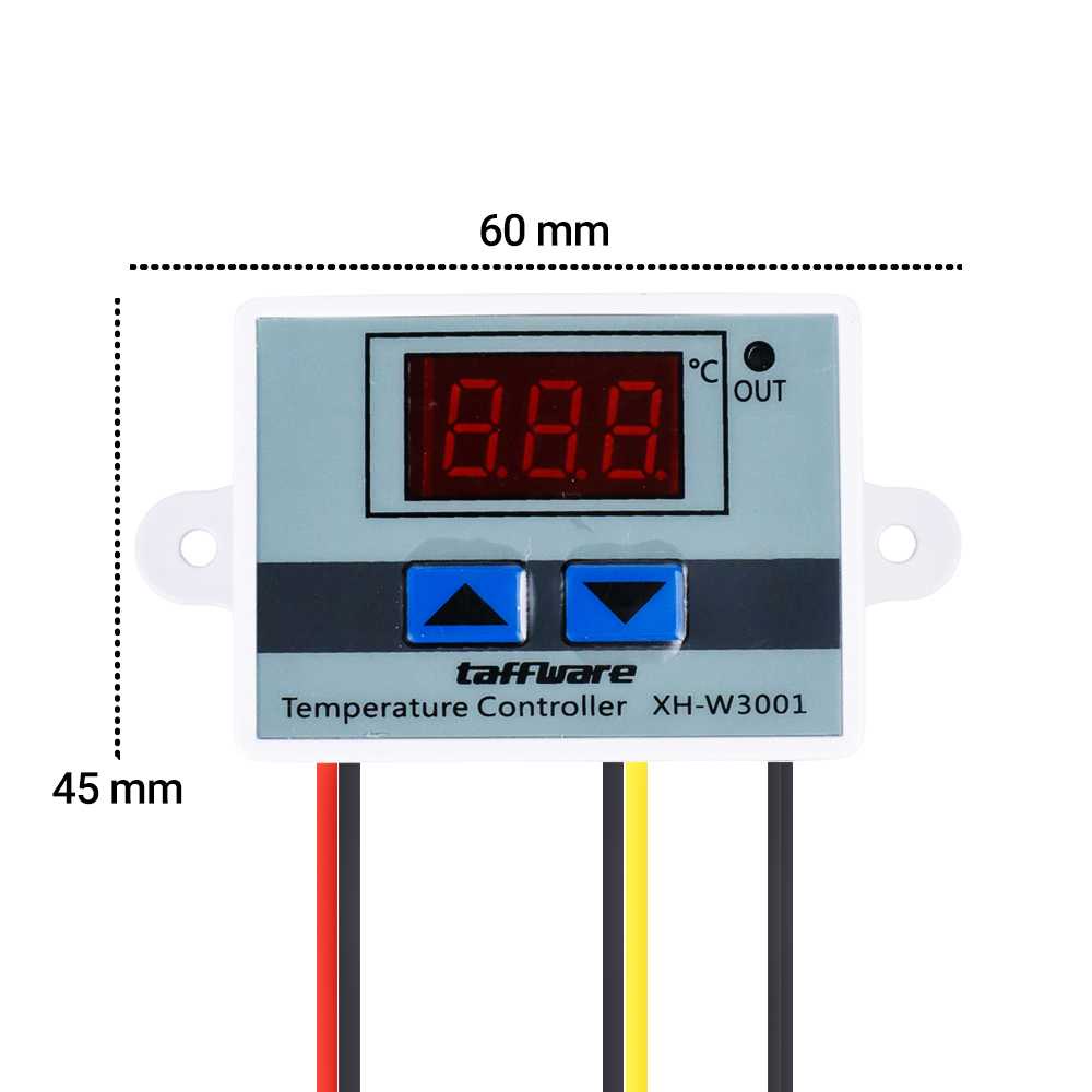 Thermostat Digital Temperature Control 12V - Taffware - XH-W3001