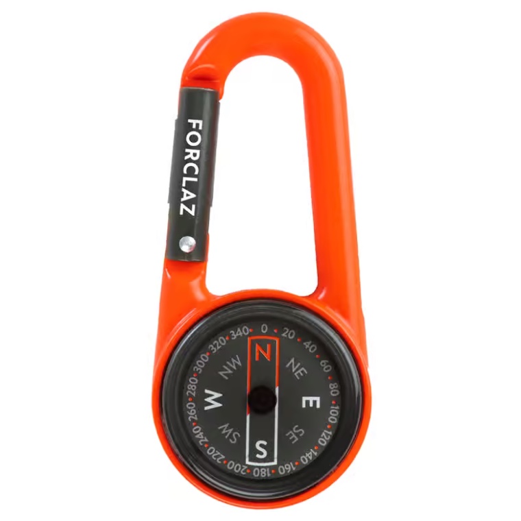 GEONAUTE Compact 50 Kompas Orienteering Aluminium Snap-Hock Praktis