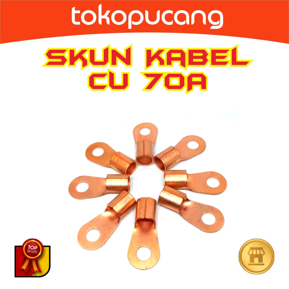 Skun kabel Aki 70A Ring Bulat Skun Kabel Motor Skun Aki Motor 70 a