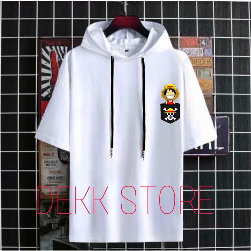 KAOS HOODIE PRIA LENGAN PENDEK/KAOS HOODIE KUPLOK PRIA/KAOS PRIA T-SHIRT TERLARIS/KAOS HOODIE T-SHIR