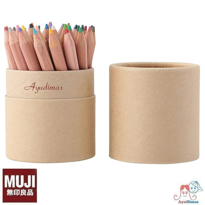 

MUJI Colored Pencils HALF SIZE 36 / 60 Colors - Pencil 36 / 60 Warna