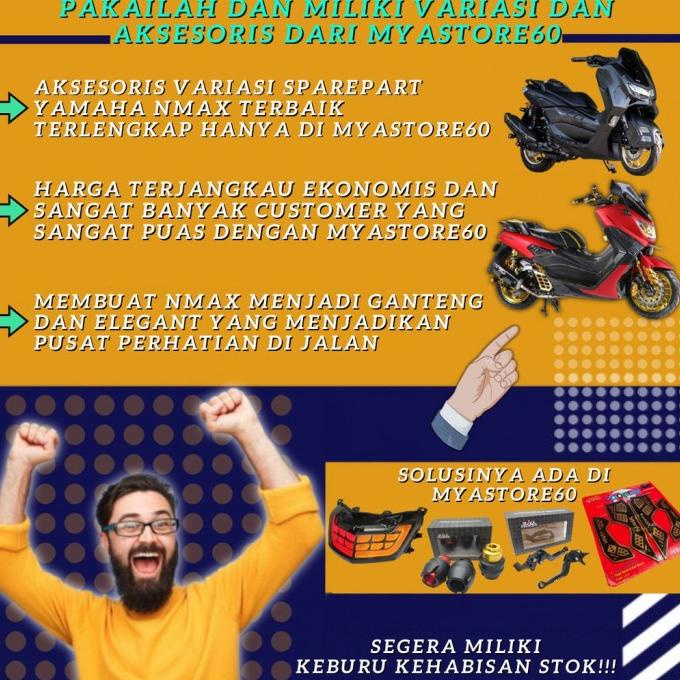 Jok Tengah Aksesoris Variasi Yamaha New Nmax 2020 2021 Nemo Original