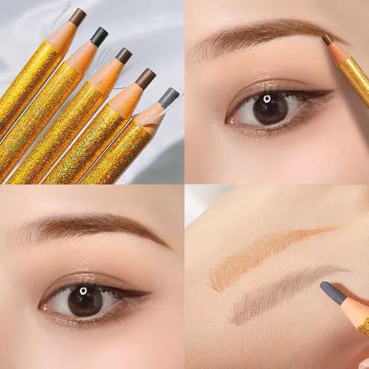 Mysterygirl - Eyebrow Pensil Alis Pensil Mata Lasting Pen HENGSI ART COLOURED SOFT NO:1818 ECER ORIGINAL