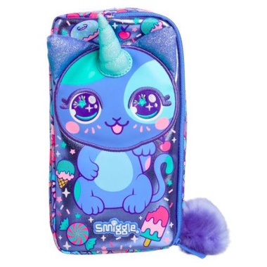 

SMIGGLE BUDZ CHARACTER TWO POCKET PENCIL CASE UH654OIK