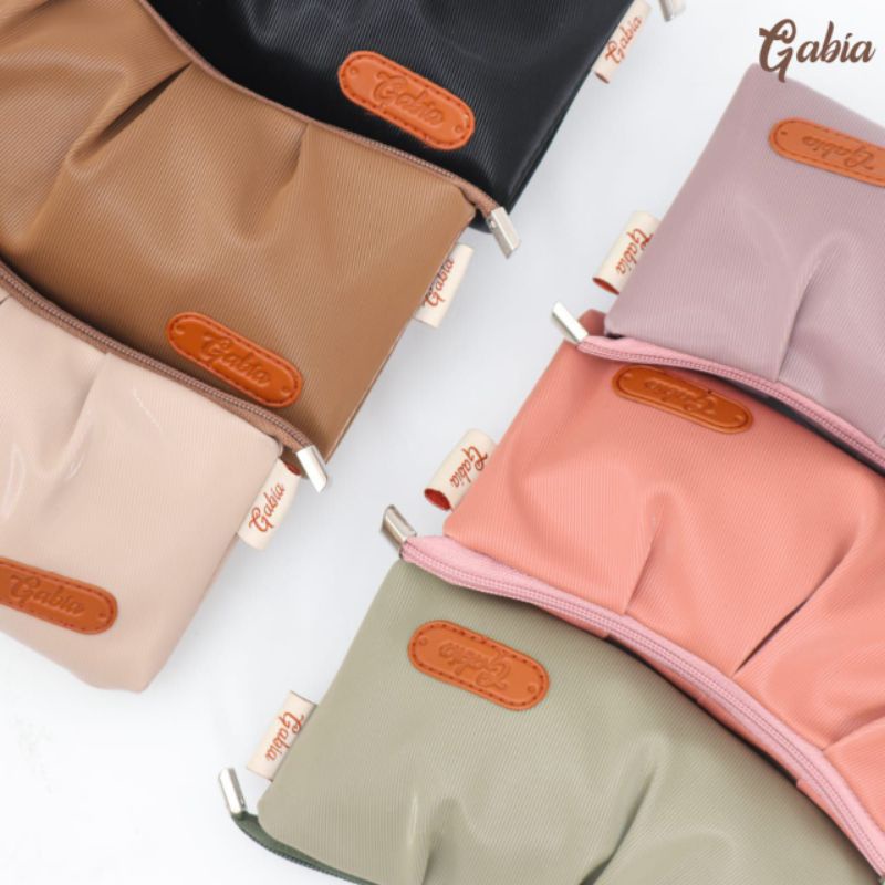LUBY STRIPE By Gabia Pouch Anti Air Mengkilap, Pouch Handphone