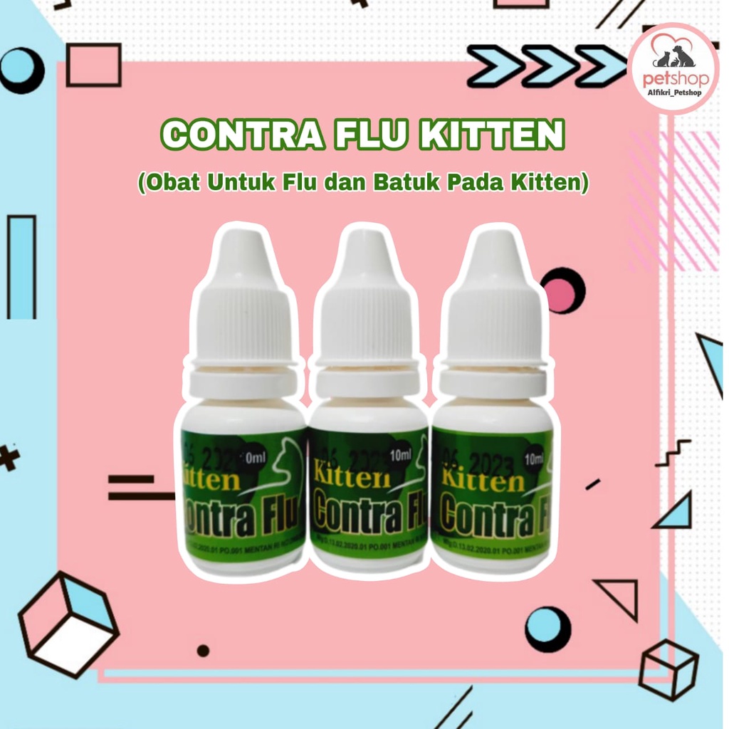 Obat Flu Kitten Kucing | CONTRA FLU KITTEN | Obat Flu Untuk Kitten