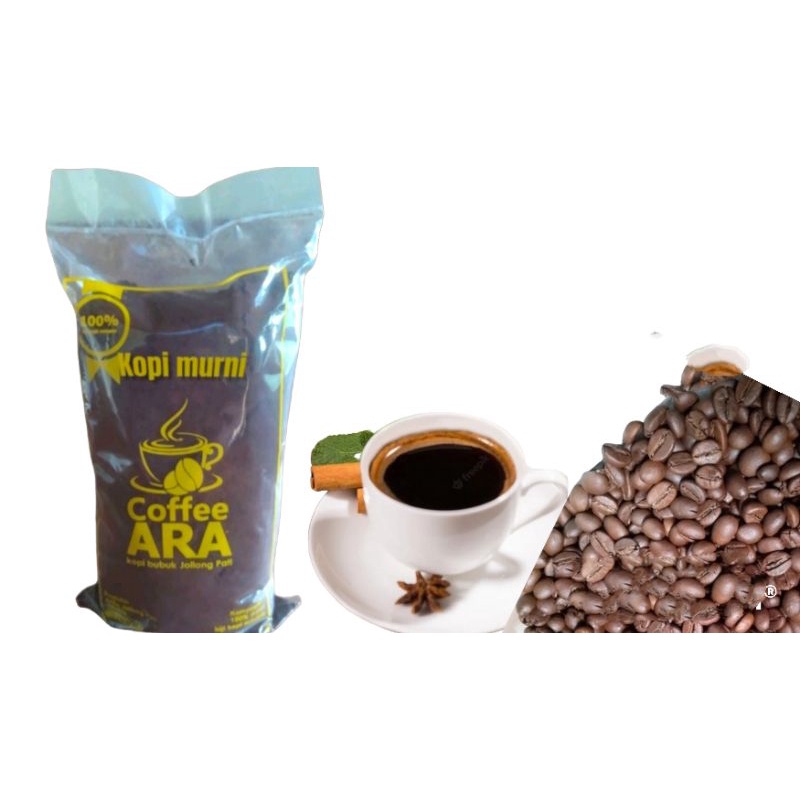 

KOPI BUBUK HITAM ASLI ROBUSTA JOLLONG Pati lereng muria