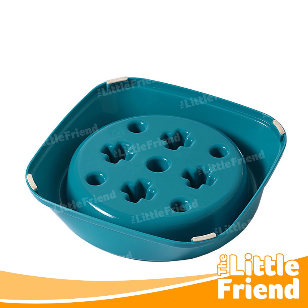 Mangkuk Piring Tempat Makan Hewan Peliharaan Anjing Kucing Bowl Pet Slow Feeder Medium