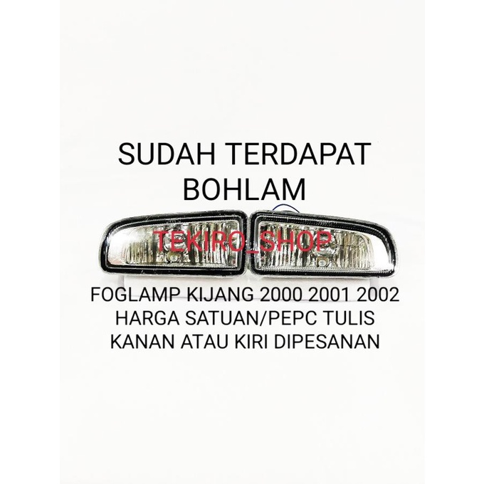 Foglamp Kijang Kapsul 2000 2001 2002 Lampu Bemper Fog Lamp Kabut