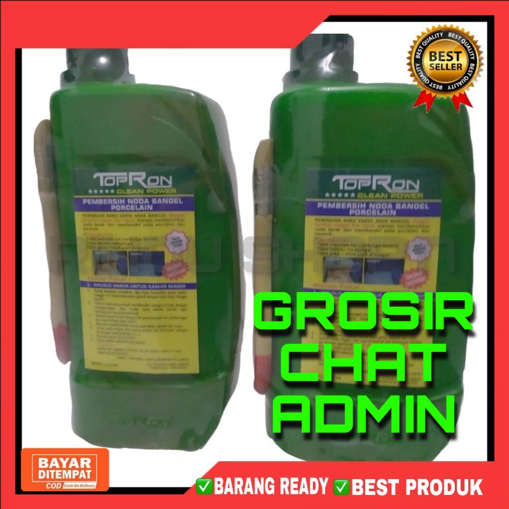 [RS] TOPRON PEMBERSIH KERAK KAMAR MANDI KERAMIK LANTAI MEMBANDEL