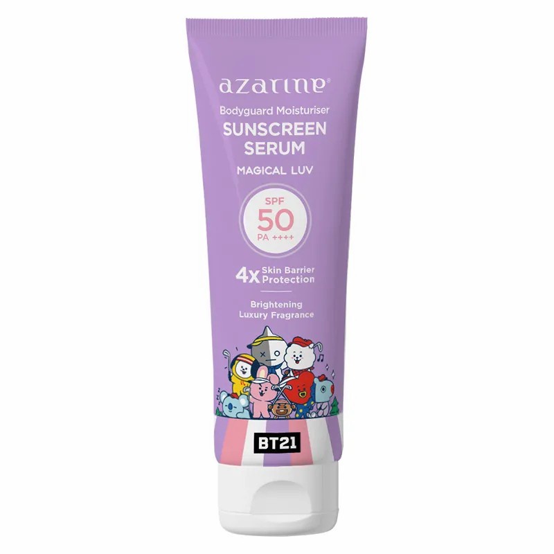 AZARINE SUNSCREEN SERUM MAGICAL LUV BT21 SPF50 100ML / SUNBLOCK