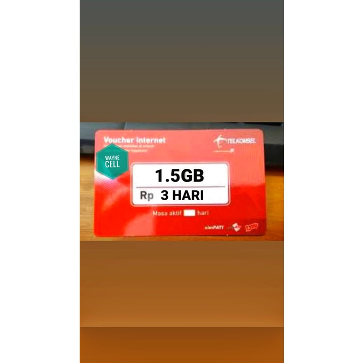 TELKOMSEL 1.5GB 3HARI