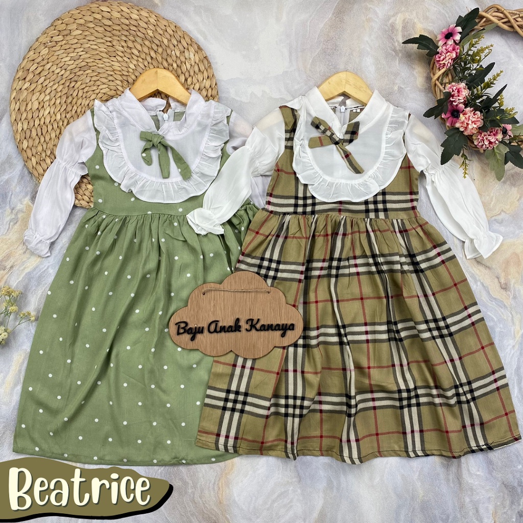 2-5TH GAMIS ANAK BEATRICE LONG DRESS ANAK PEREMPUAN GAMIS ANAK KOREA BY MYBEE