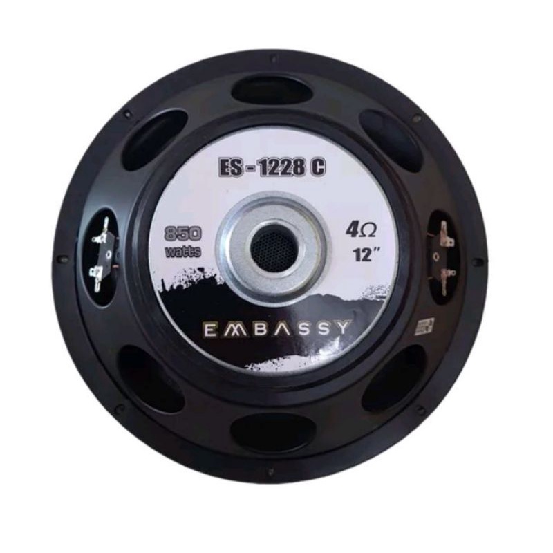 subwoofer embassy es-1228c speaker mobil subwoofer mobil