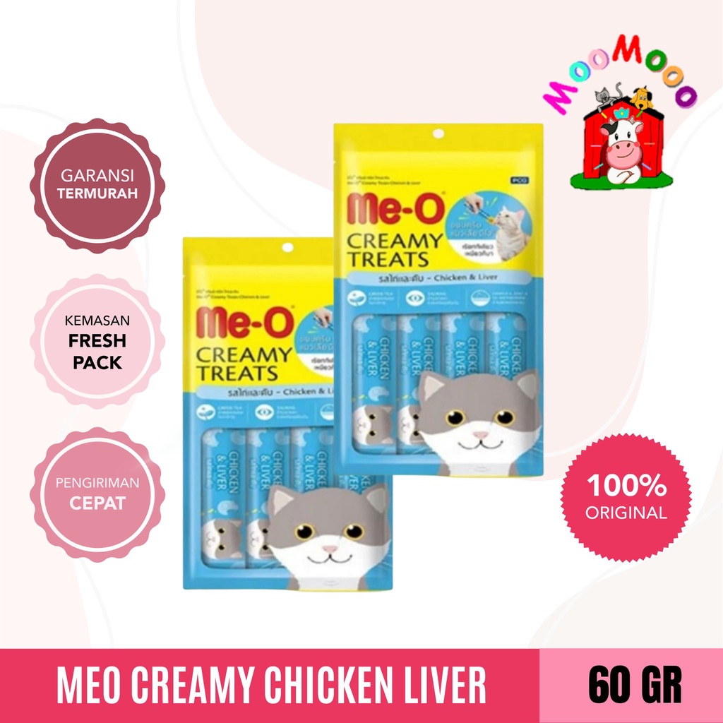 Chicken liver - Meo Creamy Treats Liquid Snack Meo Kucing