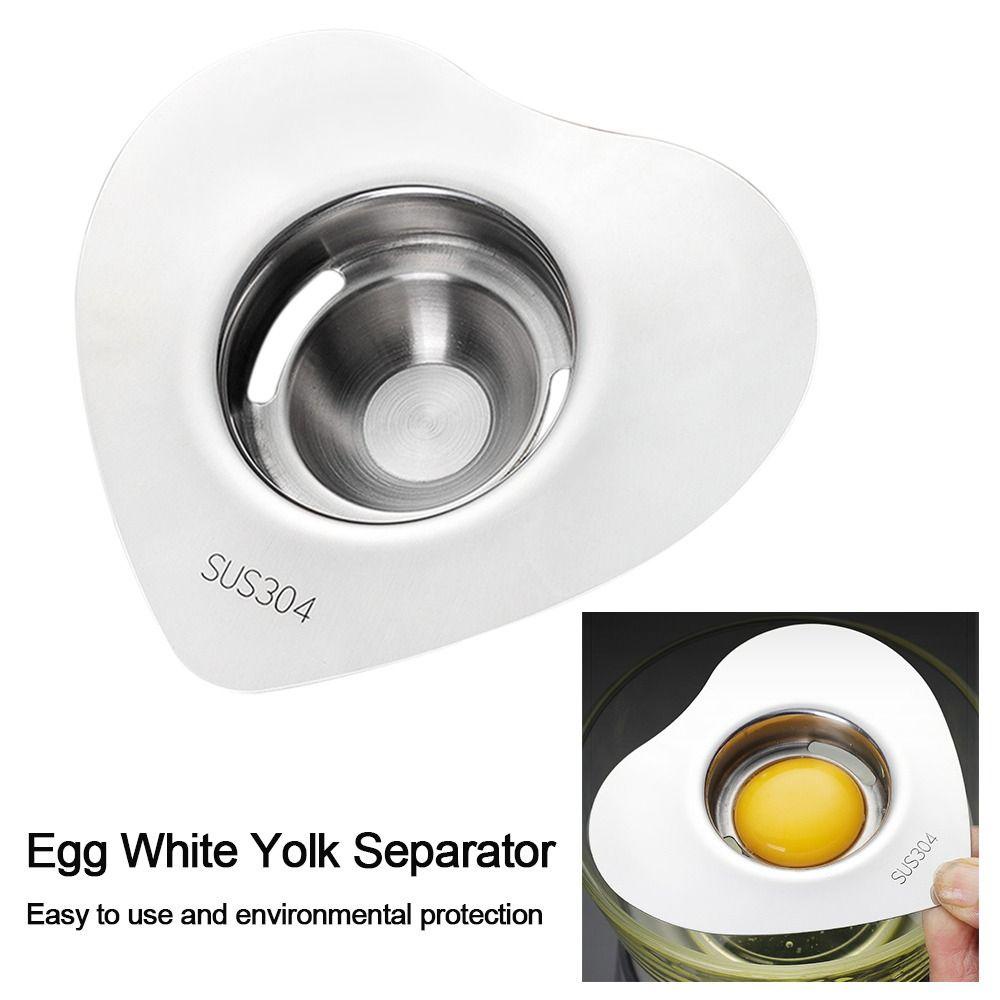 Solighter Egg Separator Saringan Tahan Lama Baking Egg Yolk Remove Divider