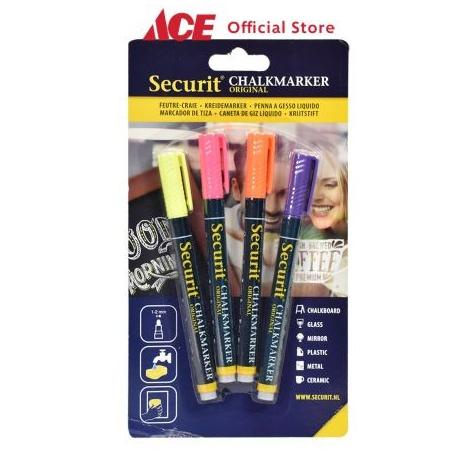 

BRG BARU Ace - Securit Spidol Chalkmarker 12mm 4 Pcs