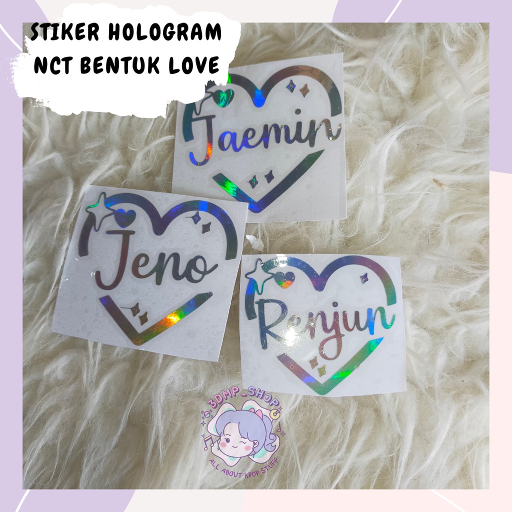 STIKER HOLOGRAM NCT