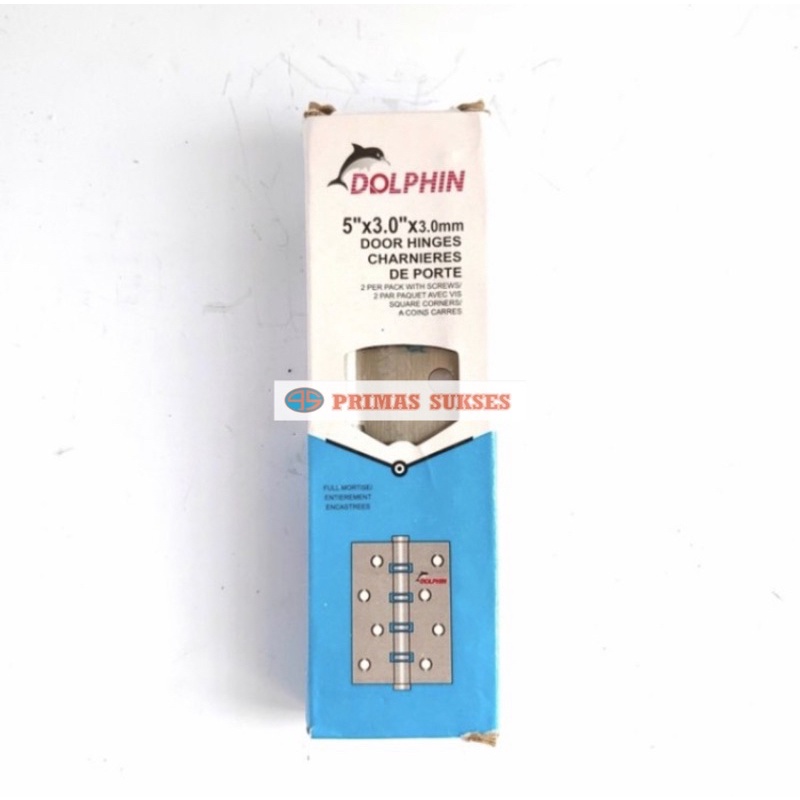 Engsel Pintu Rumah DOLPHIN 5 inch Silver