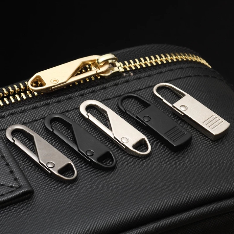 Zipper Slider Puller Removable DIY Jahit Kerajinan Untuk Jaket Bulu Tas Travel Koper Tergantikan Serbaguna Instan Zipper Repair Kit DIY Jahit Zipper Kepala