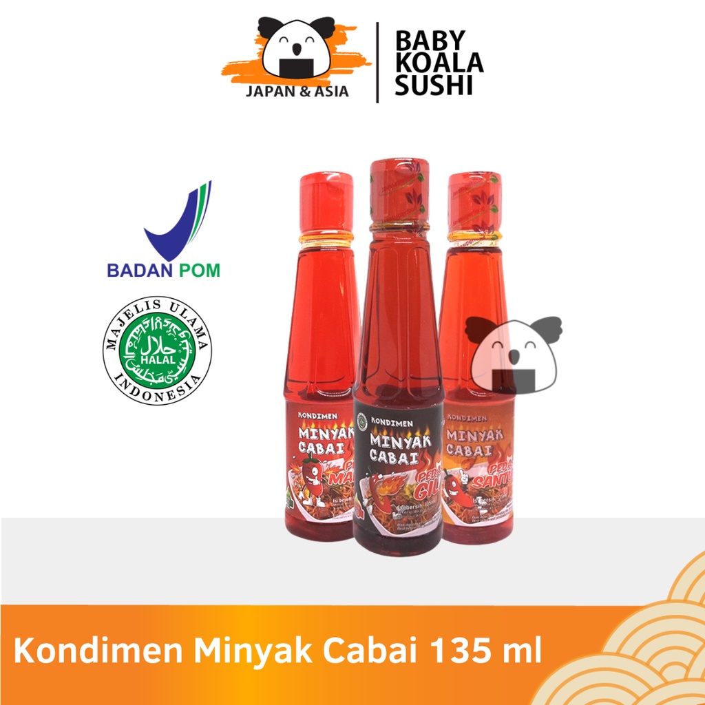 

KONDIMEN MINYAK CABAI SPICY 135 ml Halal | Santuy Mantul Gila