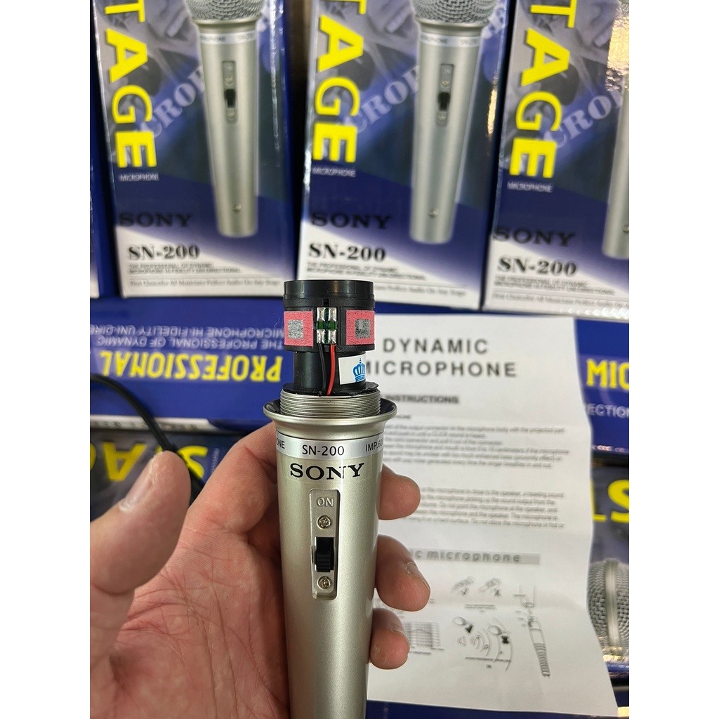 Microphone Sony SN-200/SN-228/SN-238 Mic Sony Murah Berkualitas Mic Serbaguna bisa untuk karaoke upacara Mic Sony Murah SN-200