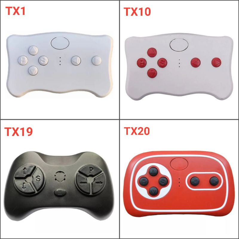 REMOT MOBILAN AKI 12V WEELYE TX1 TX10 TX19 TX20 BLUETOOTH 2.4G REMOTE CONTROL WELYEE 12VOLT 6V PUTIH